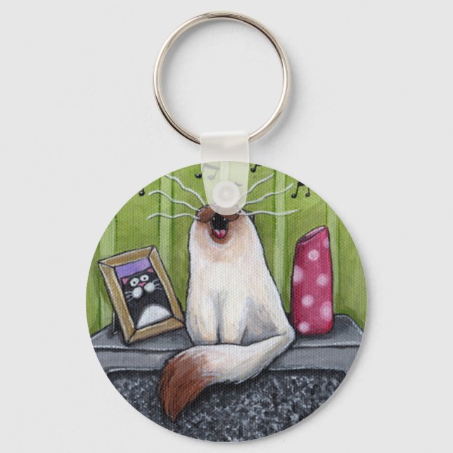 Mewsical Meowstro Keychain (Front)