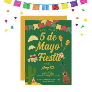 Mexican 5 de Mayo Fiesta Invitation