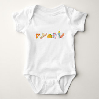 Mexican American Baby One-Piece  Baby Bodysuit