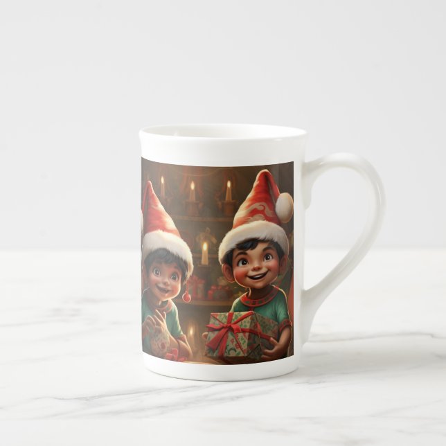 Mexican American Christmas Elf Speciality Mug (Right)