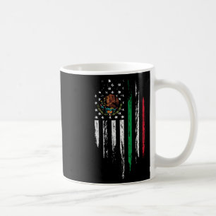Mexican American Flag Combo Mexico Usa Cinco De Ma Coffee Mug