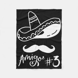 Mexican Amigo #3 Group Matching Cinco De Mayo - Ha Fleece Blanket