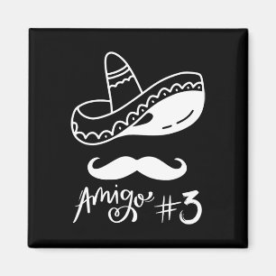 Mexican Amigo #3 Group Matching Cinco De Mayo - Ha Magnet