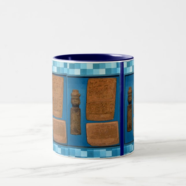 Mexican Art CB Two-Tone Coffee Mug (Center)