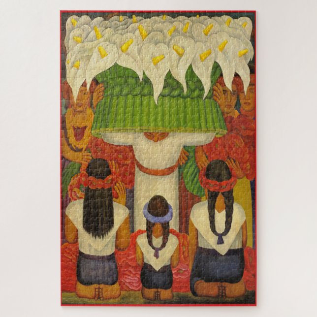 Mexican Art Decco Jigsaw Puzzle (Vertical)