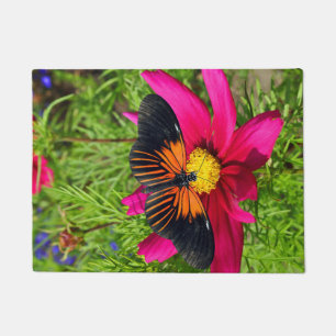 Mexican aster flower with a Doris Longwing Doormat
