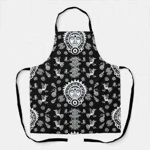 Mexican Aztec Art Home Decor Apron