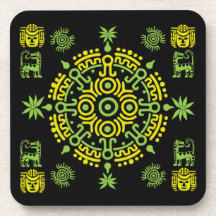 Mexican Aztec Art Home Decor Coaster