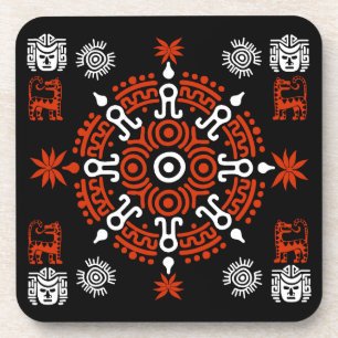 Mexican Aztec Art Home Decor Coaster