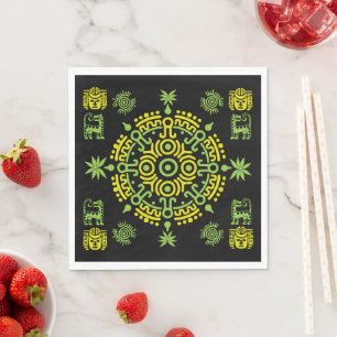 Mexican Aztec Art Home Decor Napkin