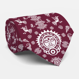 Mexican Aztec Art Home Decor Tie