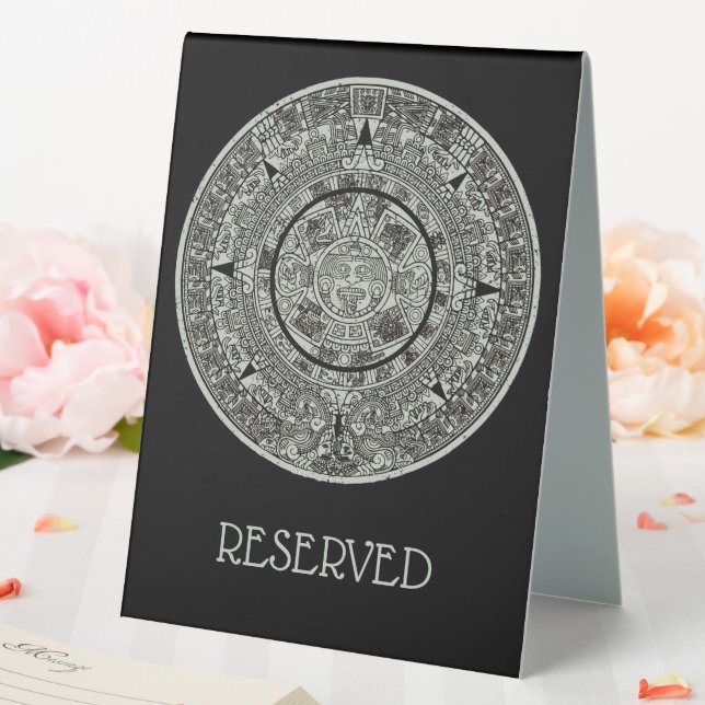 Mexican Aztec Sun Stone Mayan Calendar 1 (In SItu (Wedding))