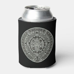 Mexican Aztec Sun Stone Mayan Calendar 1 Can Cooler