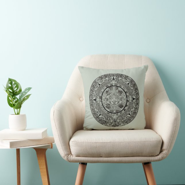 Mexican Aztec Sun Stone Mayan Calendar 1 Cushion (Chair)