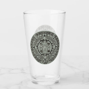 Mexican Aztec Sun Stone Mayan Calendar 1 Glass