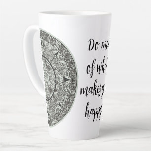 Mexican Aztec Sun Stone Mayan Calendar 1 Latte Mug