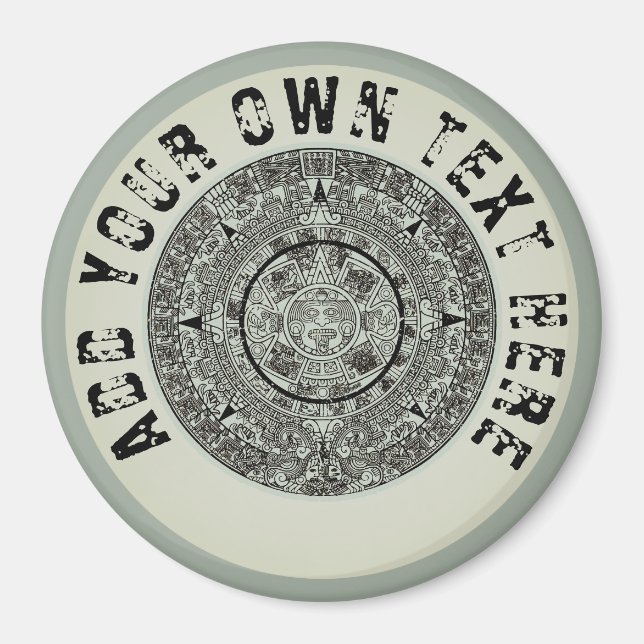 Mexican Aztec Sun Stone Mayan Calendar 1 Magnet (Front)