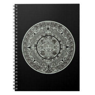Mexican Aztec Sun Stone Mayan Calendar 1 Notebook