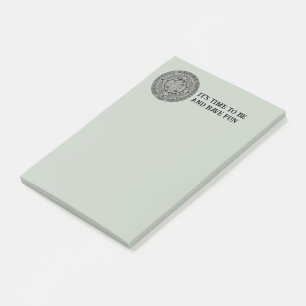 Mexican Aztec Sun Stone Mayan Calendar 1 Post-it Notes