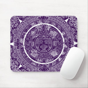 Mexican Aztec Sun Stone Mayan Calendar 3 Mouse Pad