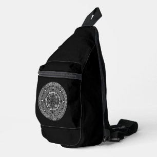 Mexican Aztec Sun Stone Mayan Calendar 3 Sling Bag