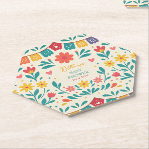 Mexican Baby Fiesta Cielito Lindo  Paper Coaster