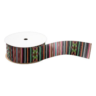 Mexican Blanket Traditional Spanish Fiesta Serape Grosgrain Ribbon
