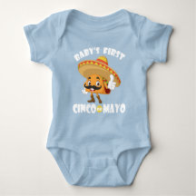 Mexican Bodysuit for Newborn - Cinco de Mayo