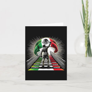 Mexican Boxing Fuerza Honor Spirit Card