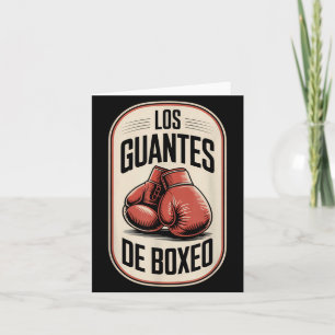 Mexican Boxing Gloves Fighter Los Guantes De Boxeo Card
