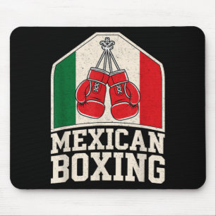 Mexican Boxing Gloves Fighter Los Guantes De Boxeo Mouse Pad