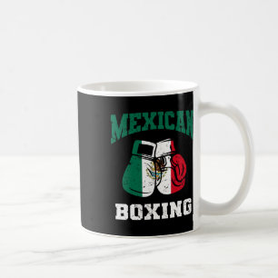 Mexican Boxing Gloves Mexico Pride Patriotic Mens Coffee Mug
