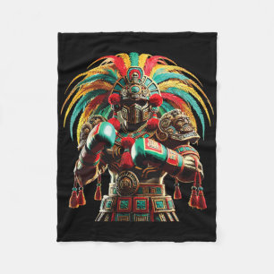 Mexican Boxing Pride Inka Sports Design Fleece Blanket