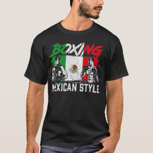 Mexican Boxing Sports Fight Coach Boxer  T-Shirt