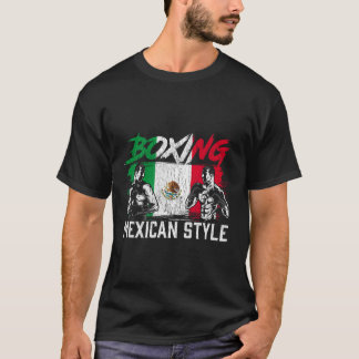 Mexican Boxing Sports Fight Coach Boxer  T-Shirt