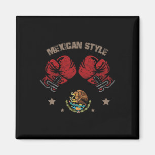 Mexican Boxing Style Mexico Flag Mexico Boxing Sty Magnet