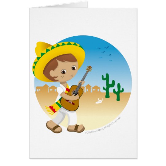 Mexican boy card