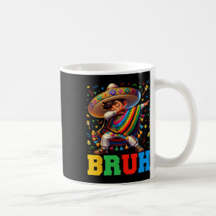 Mexican Boy Dabbing Bruh Poncho Cinco De Mayo Men Coffee Mug