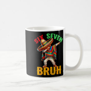 Mexican boy dabbing cinco de mayo six seven bruh coffee mug