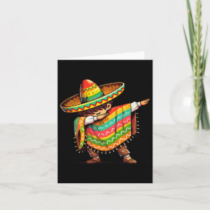 Mexican Boy Dabbing Funny Cinco De Mayo Card