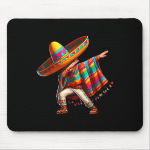 Mexican Boy Dabbing Poncho Cinco De Mayo _1 Mouse Pad