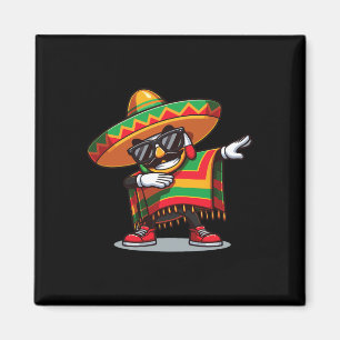 Mexican Boy Dabbing Poncho Cinco De Mayo 2024  Magnet