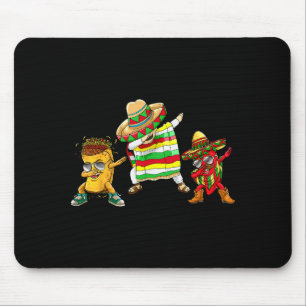 Mexican Boy Dabbing Poncho Cinco De Mayo Funny 6 7 Mouse Pad