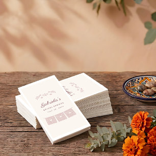 Mexican Bridal Shower Dusty Rose Viva la Novia Napkin
