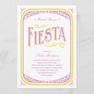 Mexican Bridal Shower Invitations