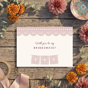 Mexican Bridesmaid Proposal Viva la Novia Card