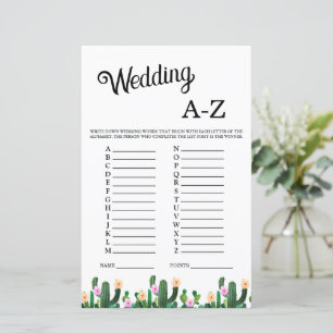 Mexican Cacti What is in Purse Bridal Shower Game