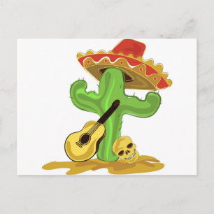 Mexican Cactus Postcard
