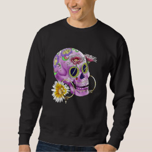 Mexican Calavera Dia De Los Muertos Day Of Dead 1 Sweatshirt