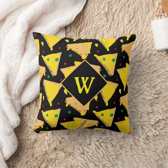 Mexican Cheese Quesadillas Food Pattern Cushion (Blanket)